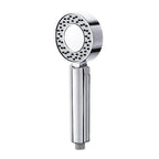 Contemporary Wall Mounted Showerhead Combination Chrome Round Hand Shower
