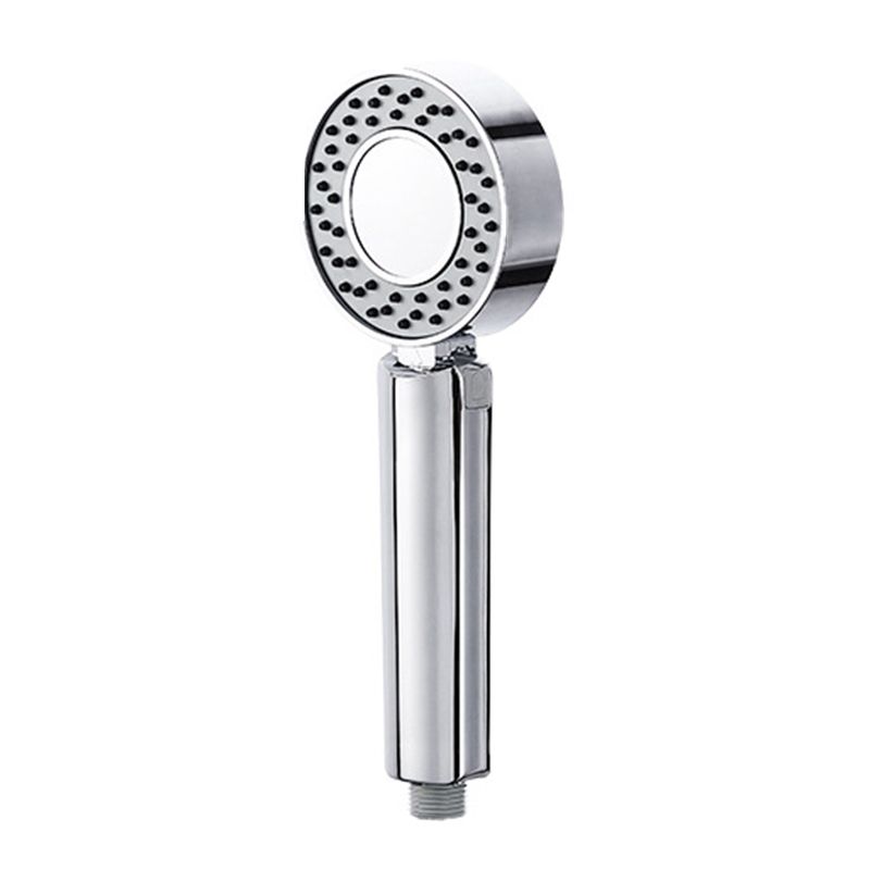 Contemporary Wall Mounted Showerhead Combination Chrome Round Hand Shower