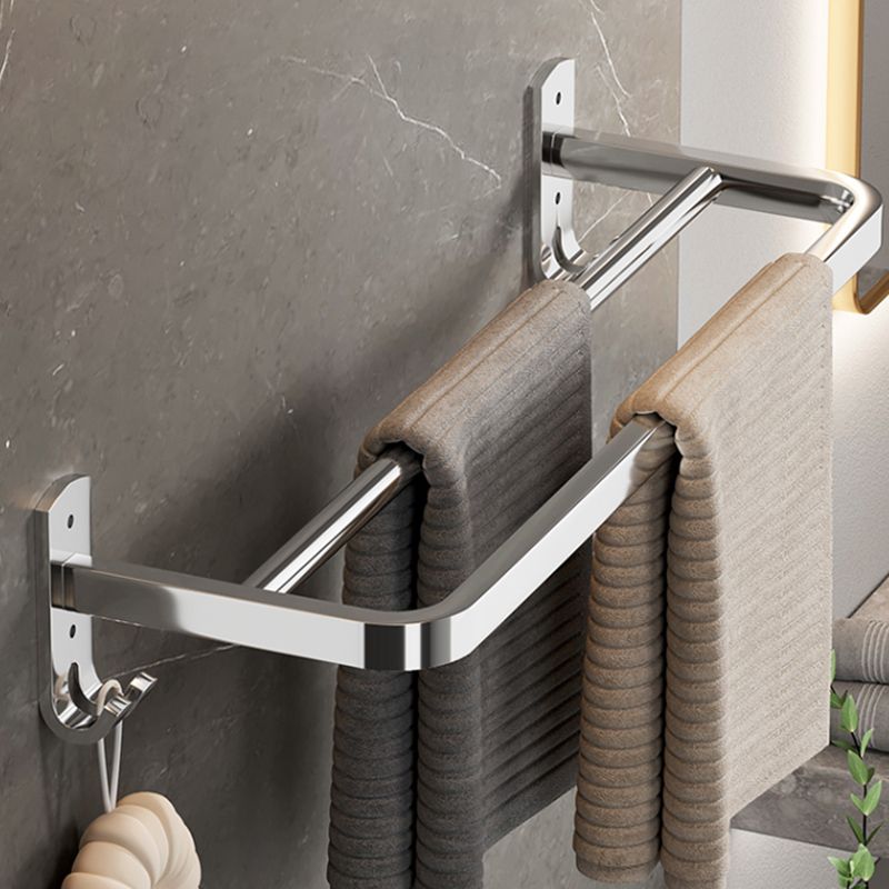 Modern Polished Chrome Bathroom Accessory Set made of Stainless Steel