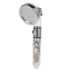 Handheld showerhead with catalyst water filtration wall-mounted showerhead