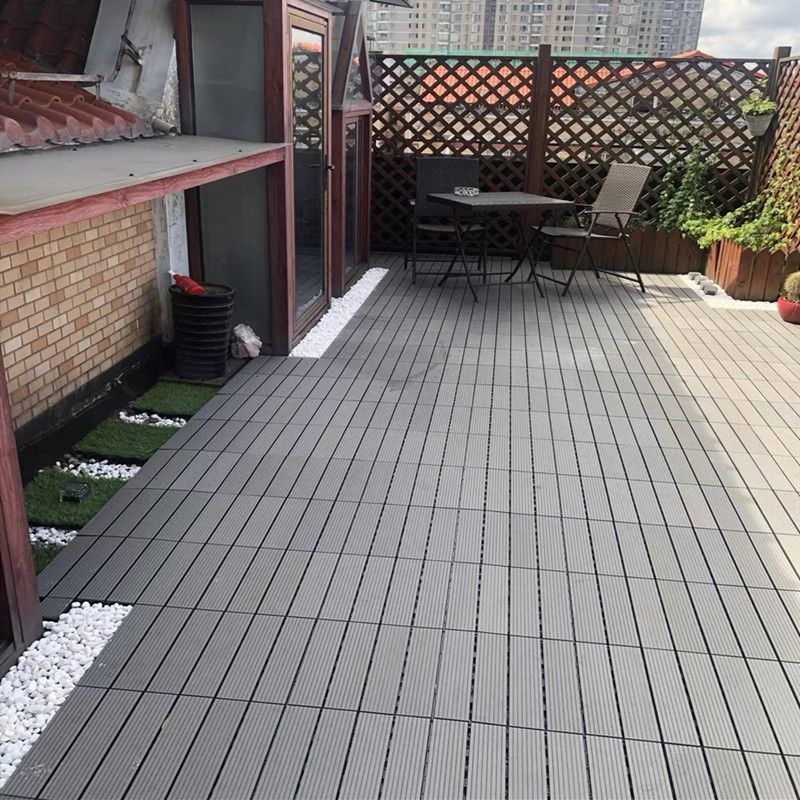 Connectable terrace tiles composite terrace tiles for outdoor use