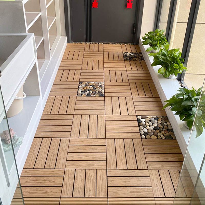 Classic square terrace tiles solid color composite tiles for outdoor use