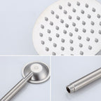 Contemporary Shower Combo Handheld Showerhead Stainless Steel Wall Mounted Showerhead