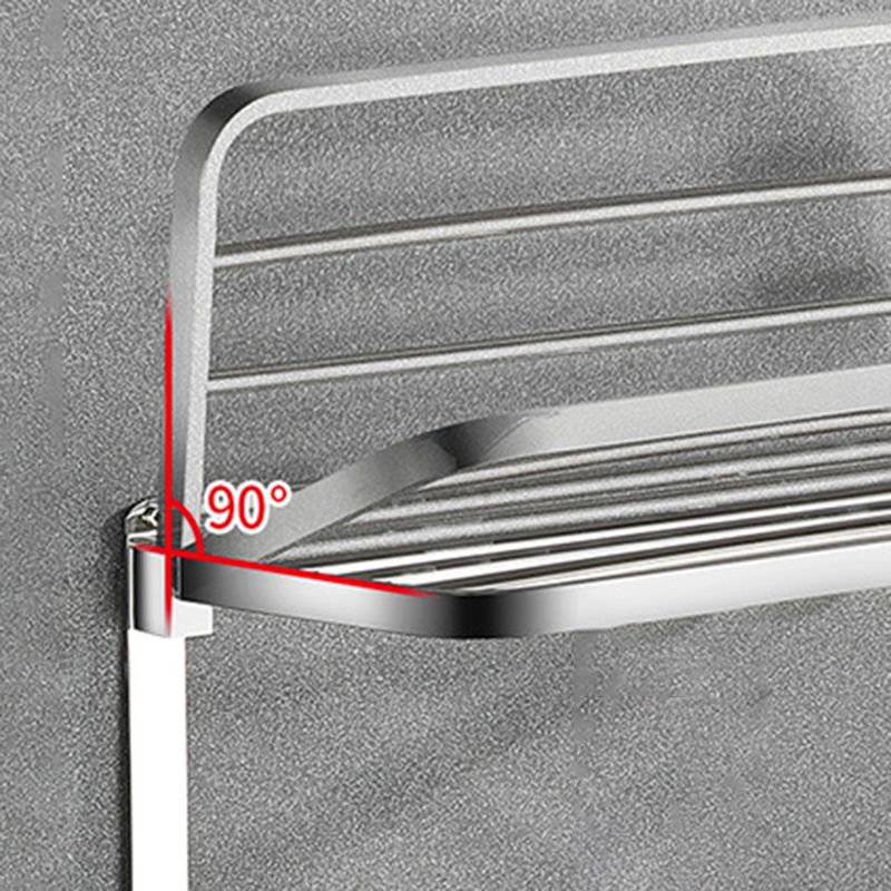 Classic Polished Chrome Bathroom Accessory Set Towel Holder/Paper Holder/Robe Hooks Included