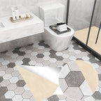 Modern Vinyl Floor Geometrically Printed Peel-and-Stick PVC Flooring