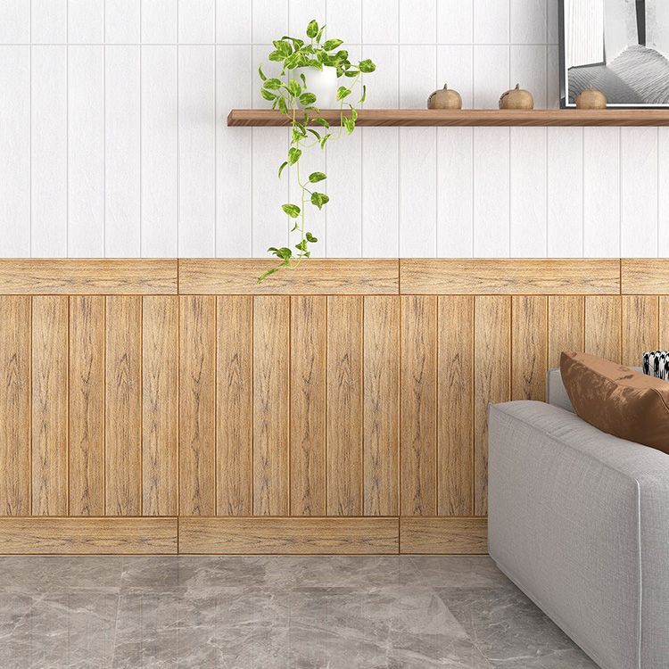 Modern Tin Back Panel 3D Wall Ceiling Wood Grain Design