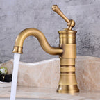 Classic basin mixer with swivel spout, single lever basin mixer