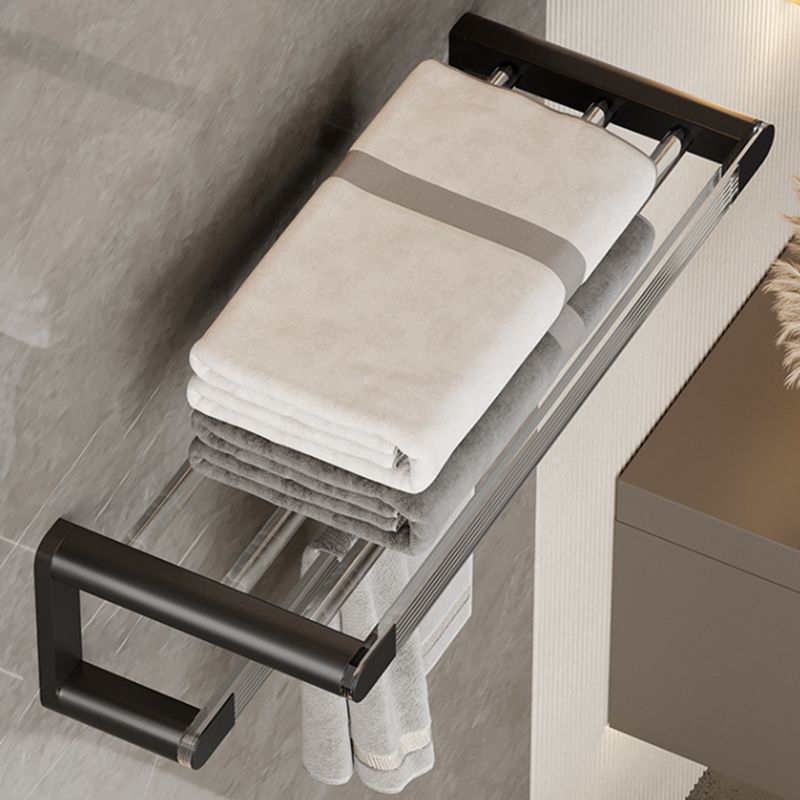 Black Bathroom Set Metallic & Acrylic Bathroom Accessories Set made of Stainless Steel Aluminium