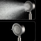 Standard Spray Shower Head Polished Nickel Round Hand Shower