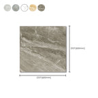 Modern Peel and Stick Splash Guard PVC Rectangular Wallpaper for the Shower