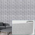 Modern Pearl Wainscoting Waterproof PVC Wall Access Panel Peel and Stick Wall Tile