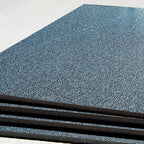 Modern Water-Repellent Plastic Flooring Fabric Look Square Edge Floor Tiles