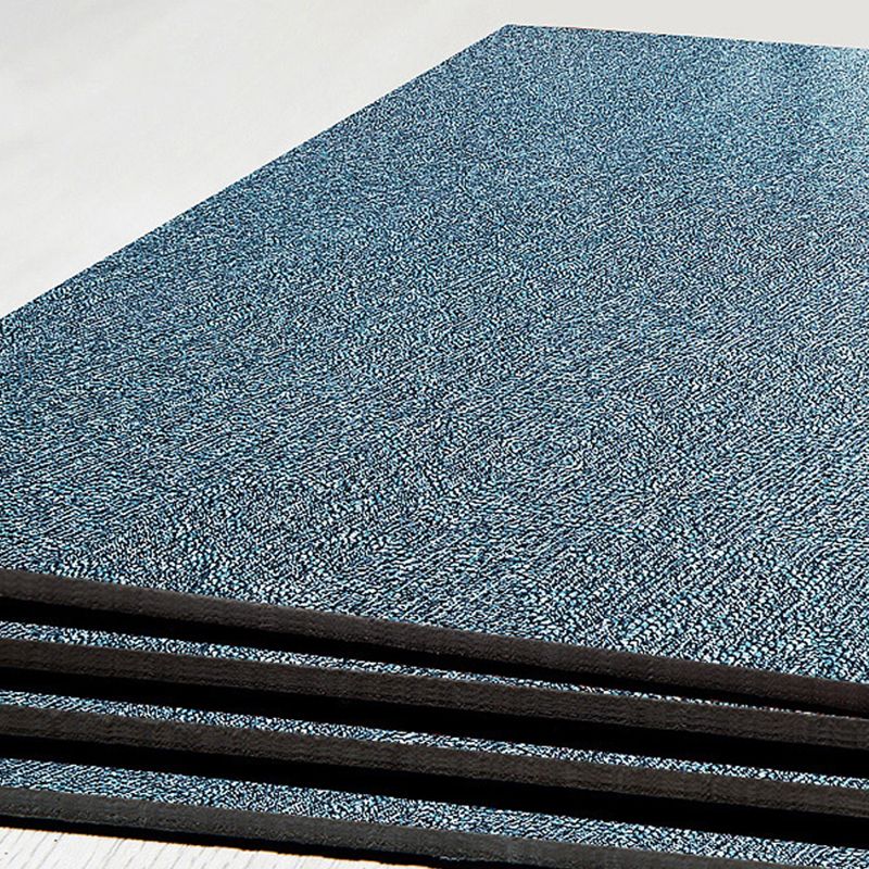 Modern Water-Repellent Plastic Flooring Fabric Look Square Edge Floor Tiles