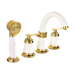 Contemporary Tub Faucet Deck Mount Trim Bathtub Faucet Trim for Bathroom