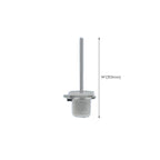 Contemporary bathroom accessory set made of aluminum with towel holder/bath shelf