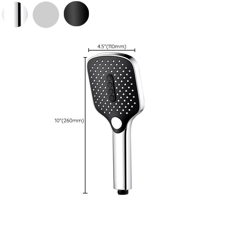 Contemporary portable super rechargeable shower head square spray head