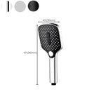 Contemporary portable super rechargeable shower head square spray head