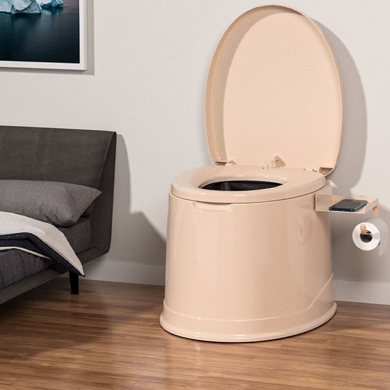 Floor-mounted All-in-One Toilet Contemporary Plastic Flush Toilet