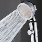 Metal Universal Pressure Shower Head Adjustable Water Flow Handheld Shower Head