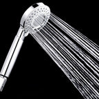 Silver Hand Shower 3 Jets Stainless Steel Wall-Mounted Shower Head