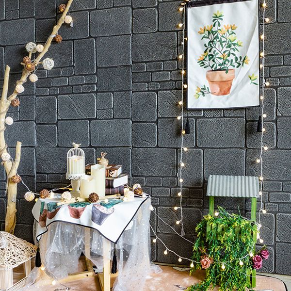 Modern Wall Covering 3D Brick Peel and Stick Waterproof Wall Covering