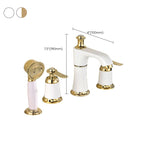 Contemporary Tub Faucet Deck Mount Trim Bathtub Faucet Trim for Bathroom
