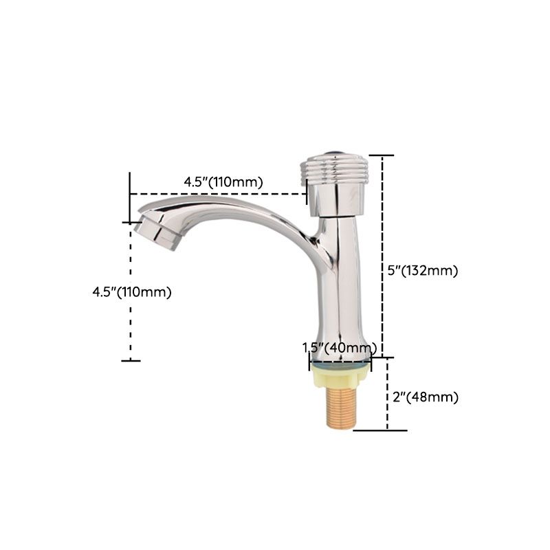 Modern Bathroom Faucet Chrome Knob Handle with Water Hose Basin Faucet