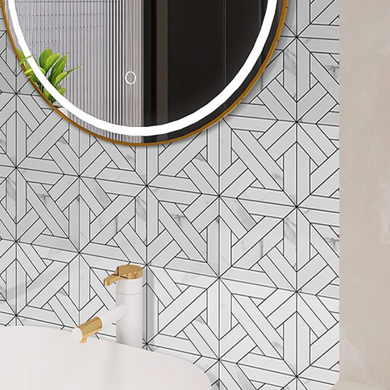Modern Peel and Stick Tile Mosaic Tile Peel and Stick Splash Protection