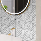 Modern Peel and Stick Tile Mosaic Tile Peel and Stick Splash Protection