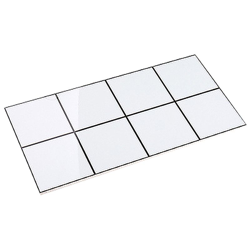 Waterproof removable field tile wallpaper and adhesive wall tile in rectangular shape