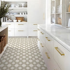 Square Indoor Print Vinyl Flooring Peel and Stick Waterproof Vinyl Flooring