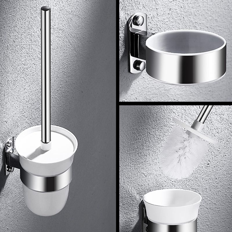 Modern Stainless Steel Bathroom Shelf Paper Holder Bathroom Accessory Set