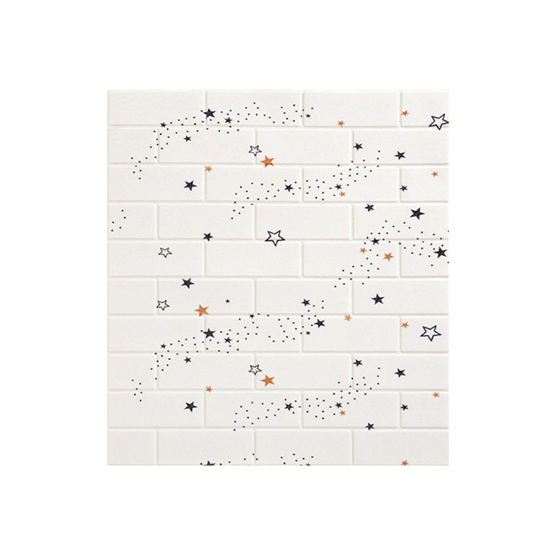 XPE Foam Wall Cladding Star Pattern Square Waterproof Wall Cladding for the Living Room