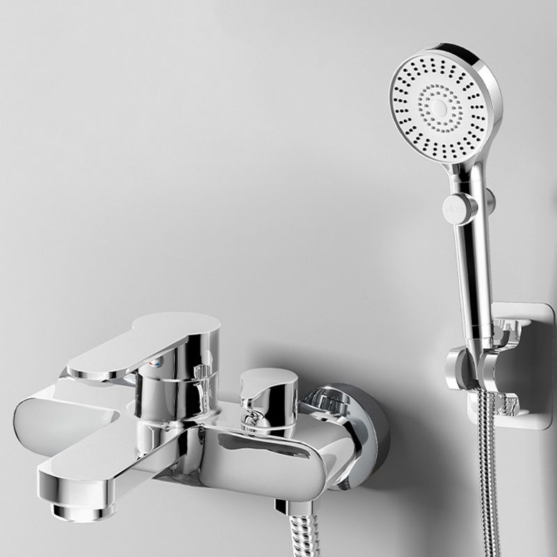 Popular Wall-Mounted Bathtub Faucet Fixed Lever Handle Bathtub Filler Trim