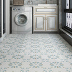 Modern PVC Flooring Peel and Stick Geometrically Printed Vinyl Plank Flooring