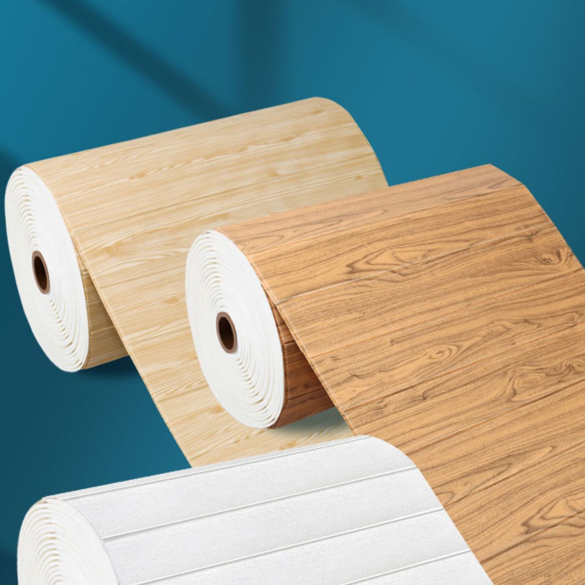 Modern Pearl Wall Trim Wood Grain Wall Access Panel Self-Adhesive Wall Tiles