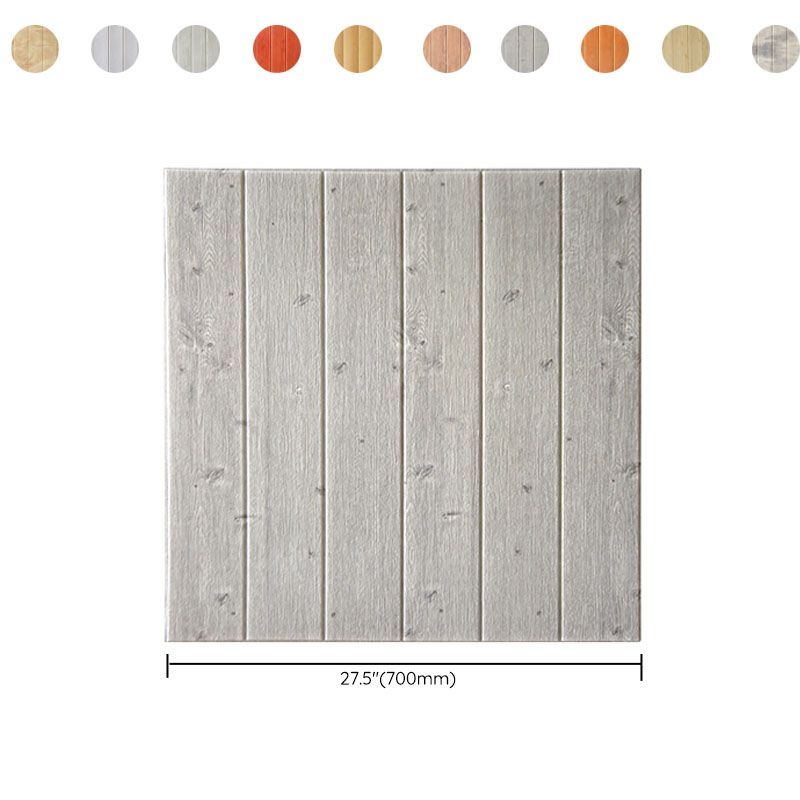 Polygon Peel and Stick Back Wall Tile PVC Wood Peel and Stick Tile