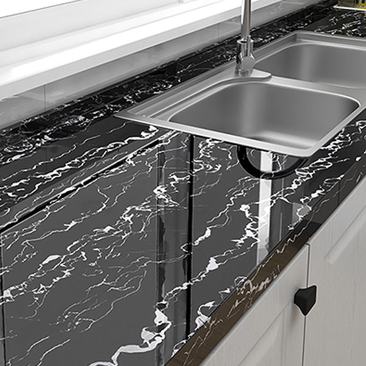 Modern Peel and Stick Back Wall PVC Rectangle Tile - Peel & Stick for the Kitchen