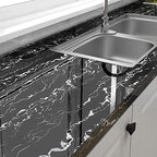 Modern Peel and Stick Back Wall PVC Rectangle Tile - Peel & Stick for the Kitchen