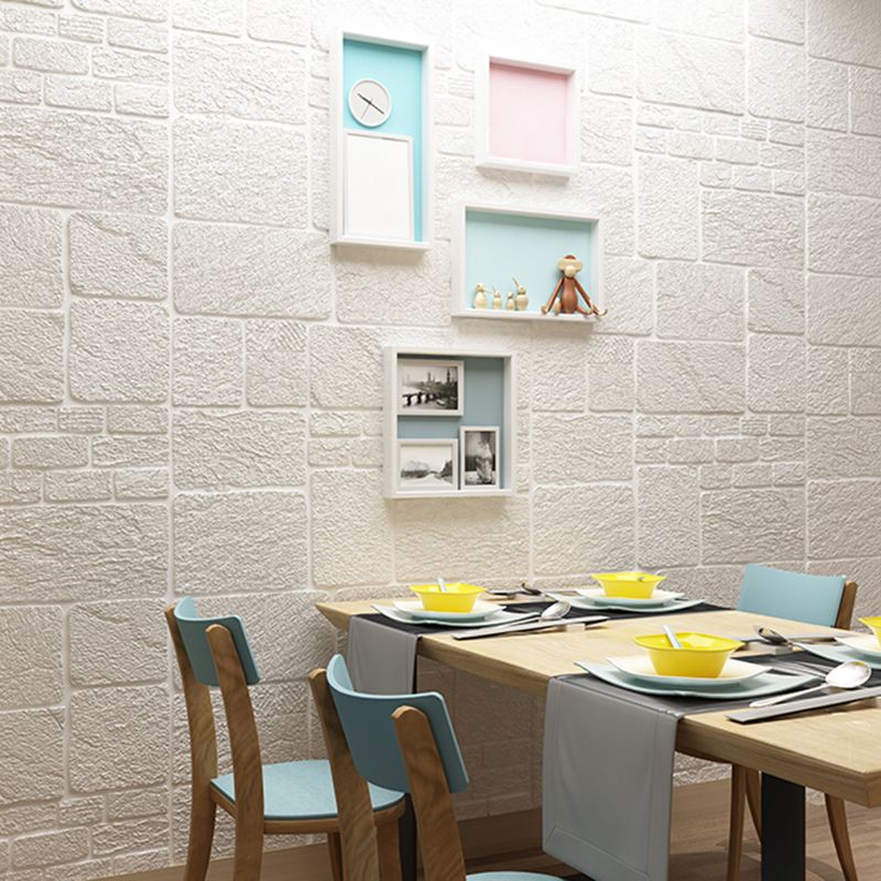 Modern PVC Cladding Smooth Wall Interior 3D Living Room Plank Set of 1