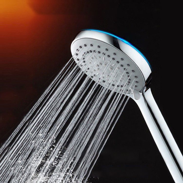 Modern Adjustable Handheld Showerhead Chrome Round Handheld Showerhead