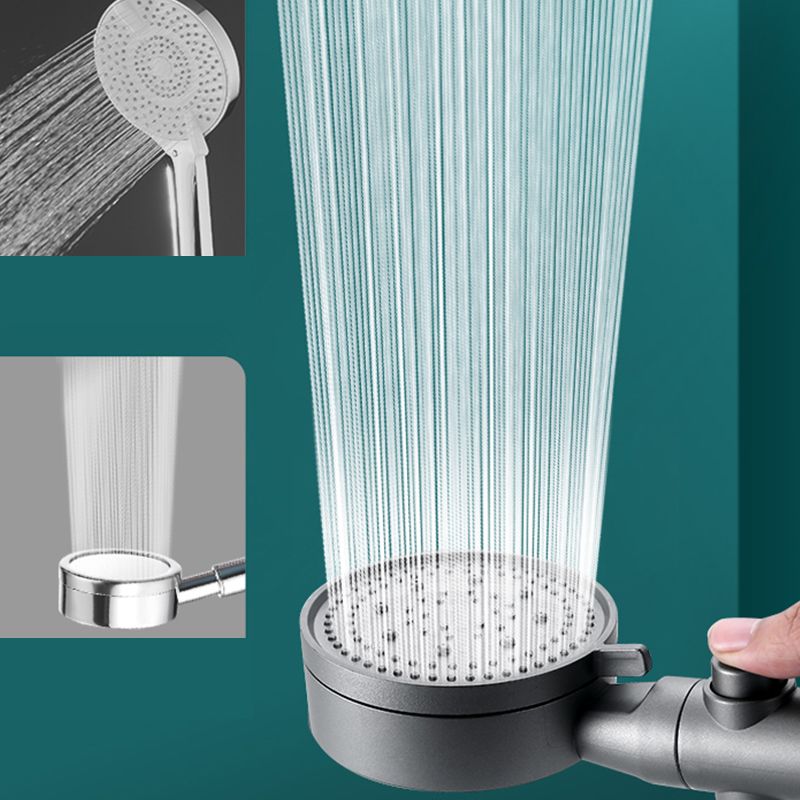 Contemporary Round Hand Shower Adjustable Spray Pattern Wall Mounted Shower Head