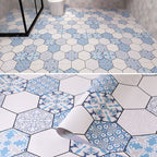 Modern vinyl floor planks for peeling and sticking Geometrically printed PVC flooring