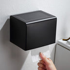 Modern Bathroom Accessory Set Bath Shelf Towel Holder Matte Black Bath Hardware Set