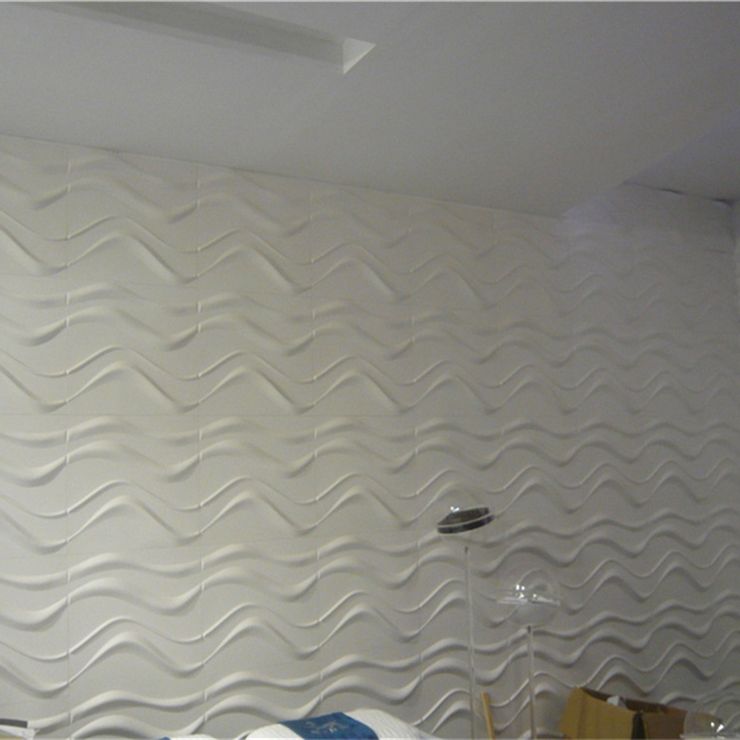 Modern Wall Cladding 3D Print Waterproof Peel and Stick Wall Panel