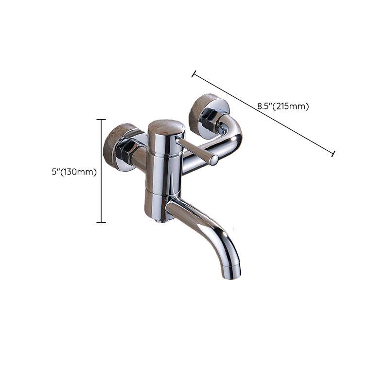Popular Bathtub Faucet Swivel Spout Wall Mounted Bathtub Filler Trim