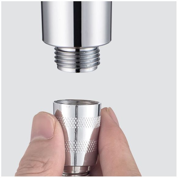 Metal Universal Pressure Shower Head Adjustable Water Flow Handheld Shower Head