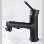 Contemporary Basin Faucet Pure Color Low Arc Basin Faucet for the Bathroom