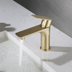 Modern Vessel Faucet Copper Single Handle Low Arc Vessel Faucet for Home