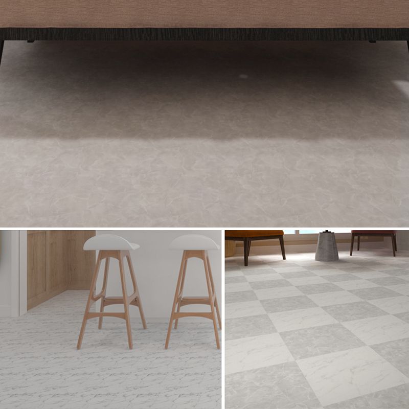 Low-gloss vinyl floor PVC peel and stick vinyl floor with square edge